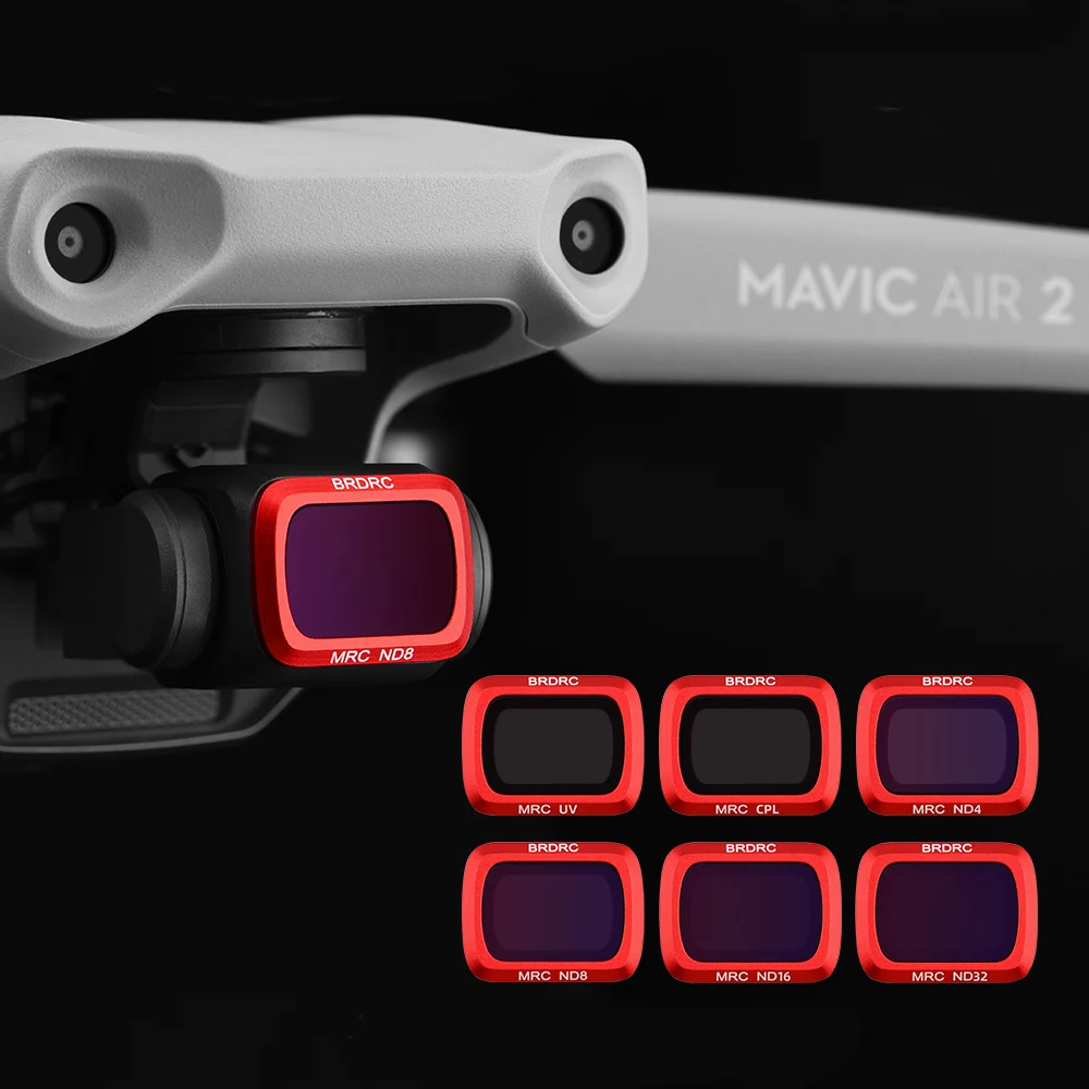 Регулируемый фильтр CPL для камеры DJI Mavic Air 2 профессиональный набор фильтров