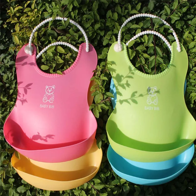 Baby bib Baby Detachable Kids Boys Girls Waterproof Feeding Apron Saliva Towel Bib Smock breastplate slabbetjes #3O11 (5)