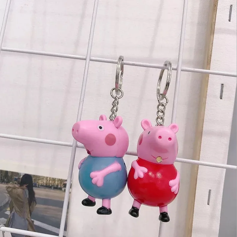 scheerapparaat verpleegster redden Leuke Sleutelhanger Speelgoed Voor Kinderen Cartoon Peppa Pig Sleutelhanger  Hanger Decor met Flash Licht en Geluid Functie Sleutelhanger Kid gift| | -  AliExpress