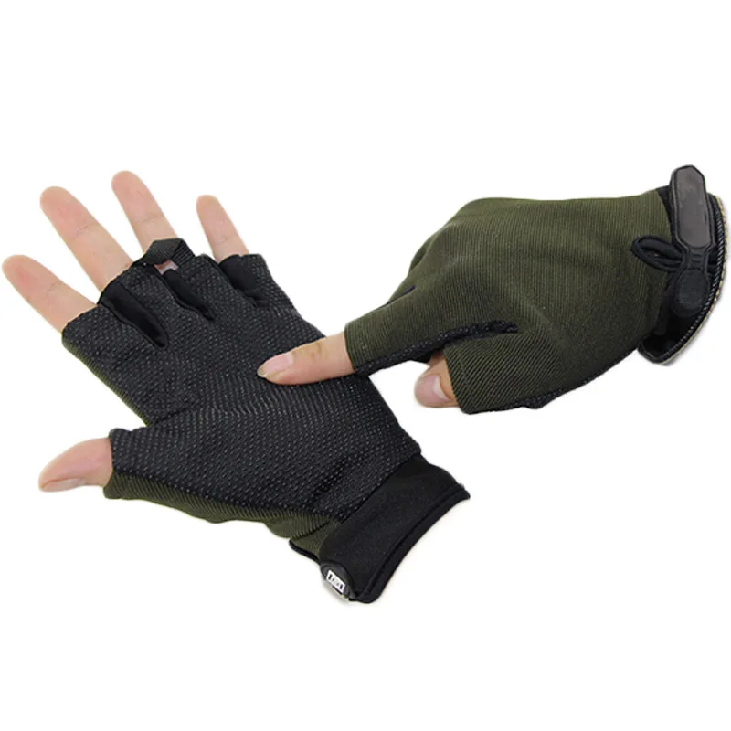 Тактические перчатки Airsoft Combat Полный Finger и Half Finger перчатки спорта на открытом воздухе езда противоскольжения перчатки Охота аксессуары
