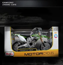  Maisto 1/12 Scale kawasaki KX 450F Motorbike Race Diecast Motocross Alloy Metal Motorcycle Model Toys For Kids Birthday Gifts 