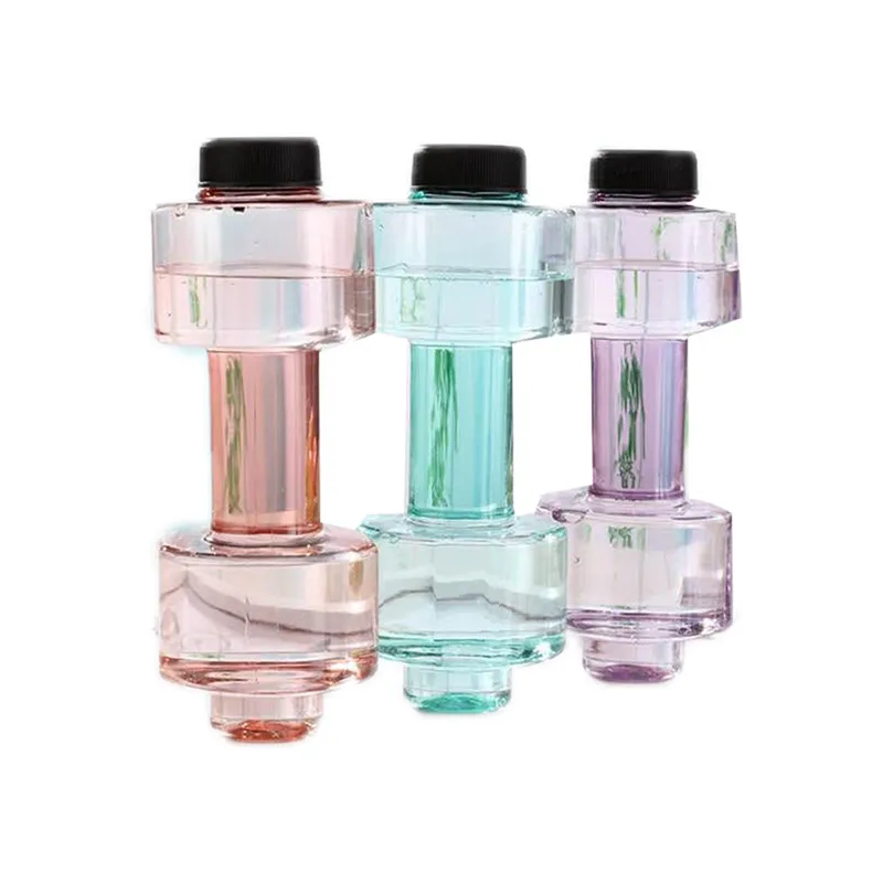 550 мл гантели чашки вес фитнес оборудование портативный герметичный пластик