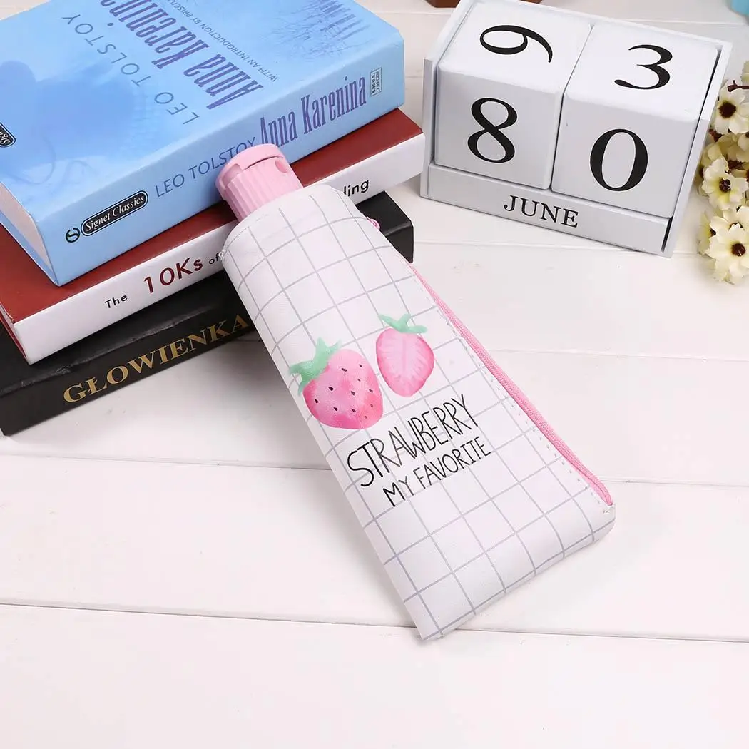 

Creative Pencil Bag Cartoon Toothpaste Shape Pen Bags Waterproof Pencils Cases with Sharpener Stationery Storage Pack