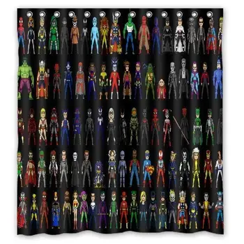 

Super Heros Custom Shower Curtain Bathroom Decor