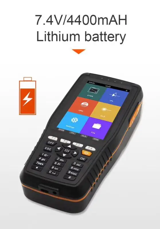 2019 Новый TM290 Смарт OTDR 1310 1550nm с VFL/КПМ/операции сенсорный Экран TM290S Оптический