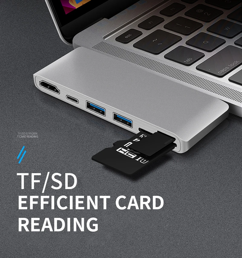 Usb-хаб C концентратор для MacBook Pro Аксессуары USB-C-Мульти USB 3,0 HDMI адаптер док-станция Тип C 3,0 сплиттер 3 порта type C концентратор