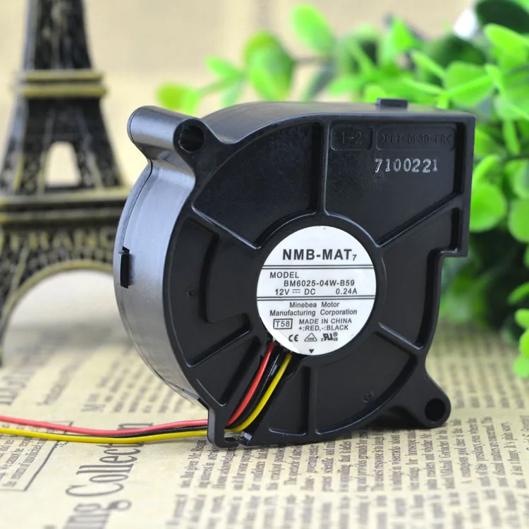 6025 DC12V 0.24A(BM6025-04W-B59) защита двигателя охлаждения