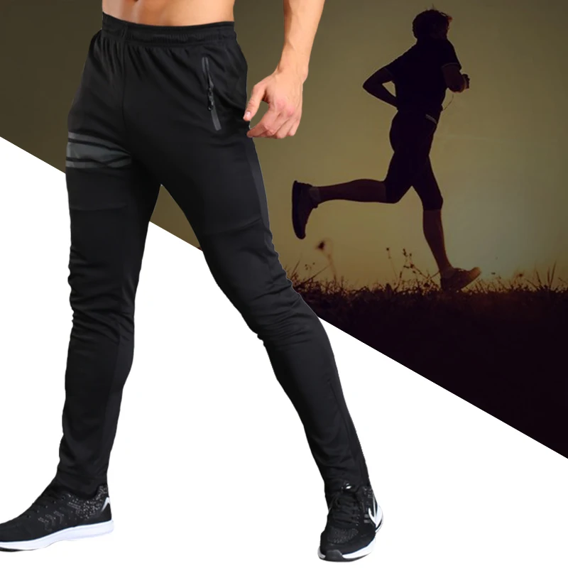 Брюки для бега, мужские брюки, дышащие длинные штаны для бега, баскетбольные тренировочные брюки, эластичные колготки, для спортзала, фитнеса, тренировки, Мужские штаны для бега