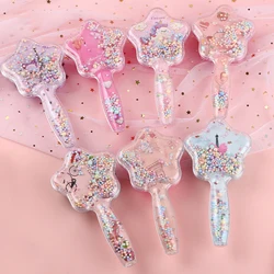 The New Hair Massage Comb  Five-pointed Star Cute Cartoon Portable Hairdressing Tool Safety Airbag Anti-static