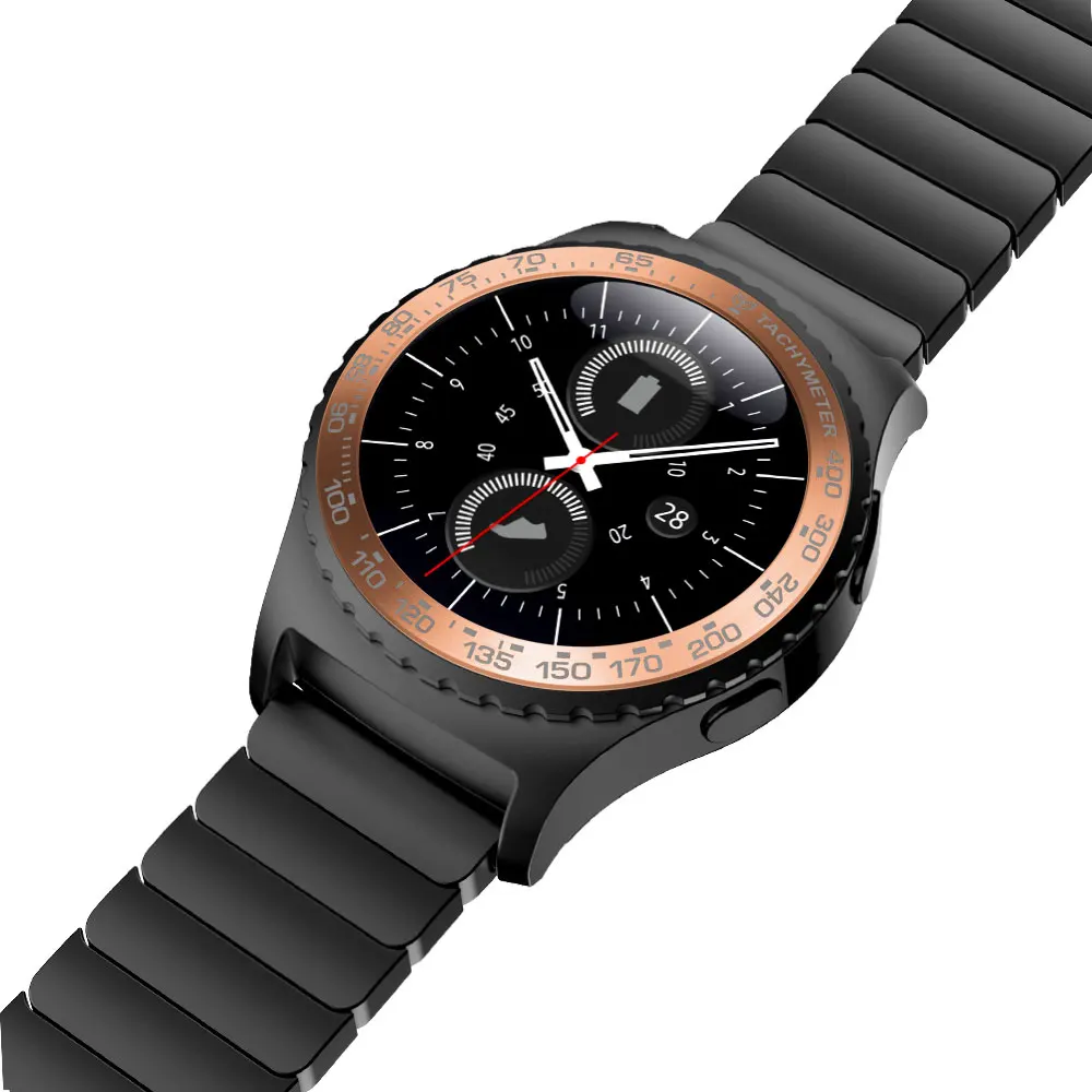 Металлический чехол для часов, кольцо для samsung gear S2, классические Смарт-часы, ободок, Ringke, клейкая крышка, защита от царапин