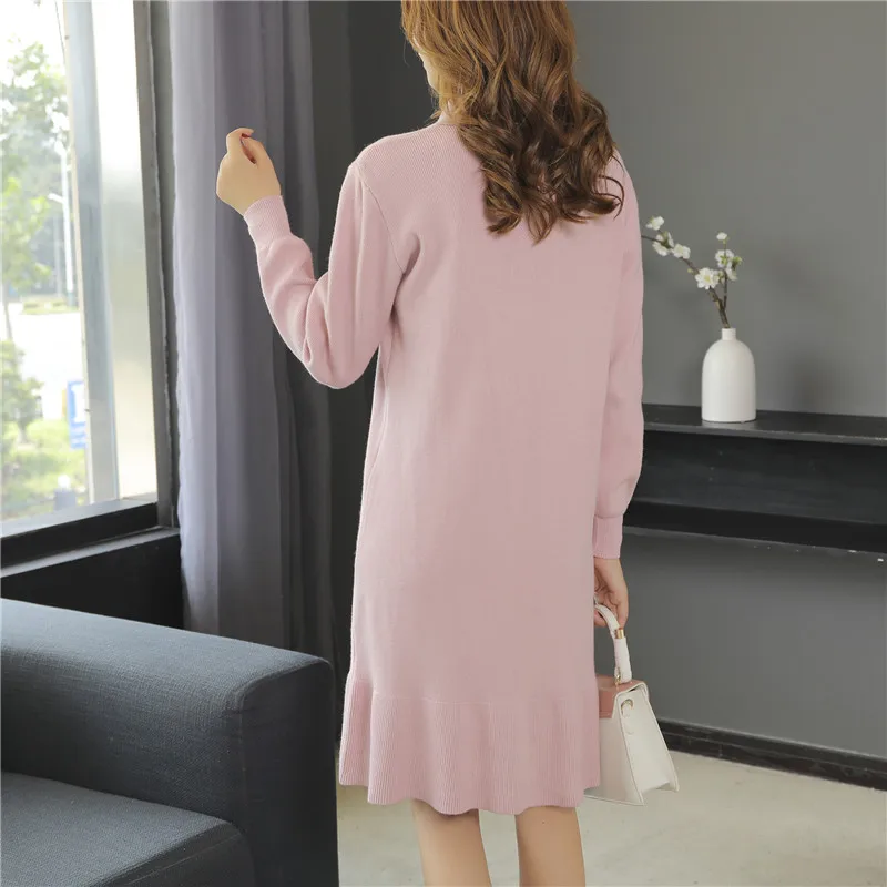 Женский свитер Blusas De Inverno Feminina 9332 настоящая фотография Новое вязаное платье с квадратным воротником для женщин 80- 2f, 9 рядов, 4 полки