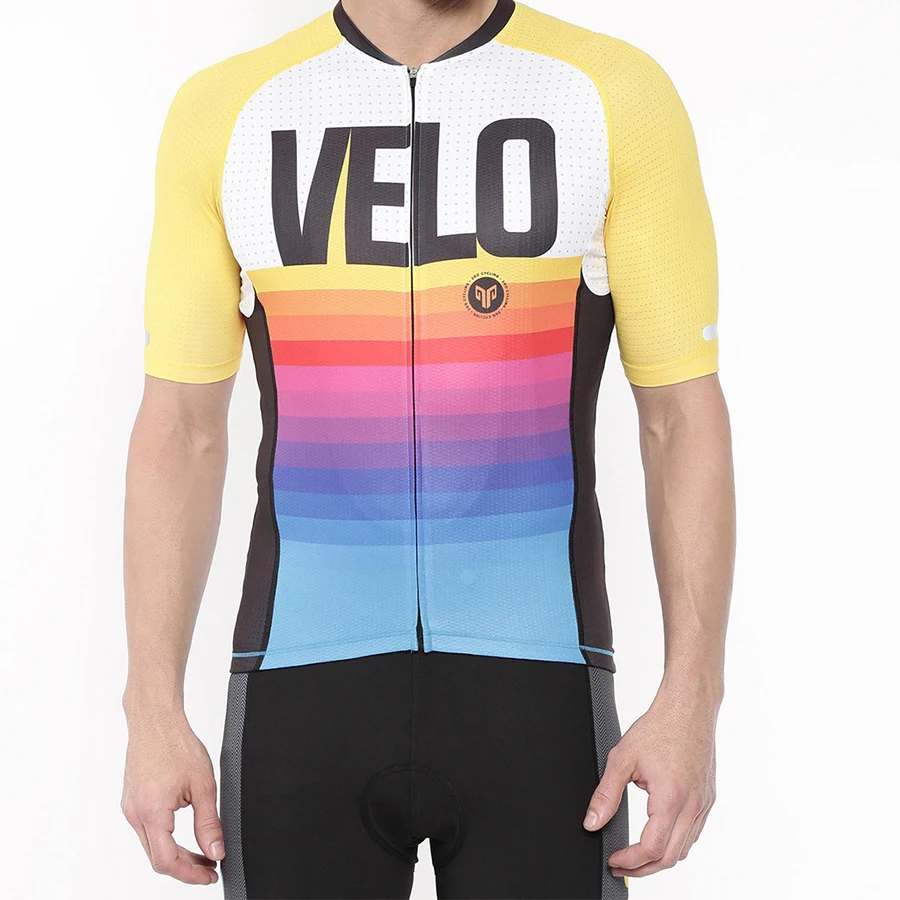 

2019 Pro Team Men Summer Cycling Jersey Bib Short Set Wear High Density Sponge Pad MTB Clothes Kits Bike Clothing Road Suit