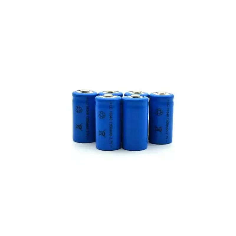 OOLAPR 2/4/5 упаковок много 16340 Перезаряжаемые Батарея 3,7 V 1300 мА/ч
