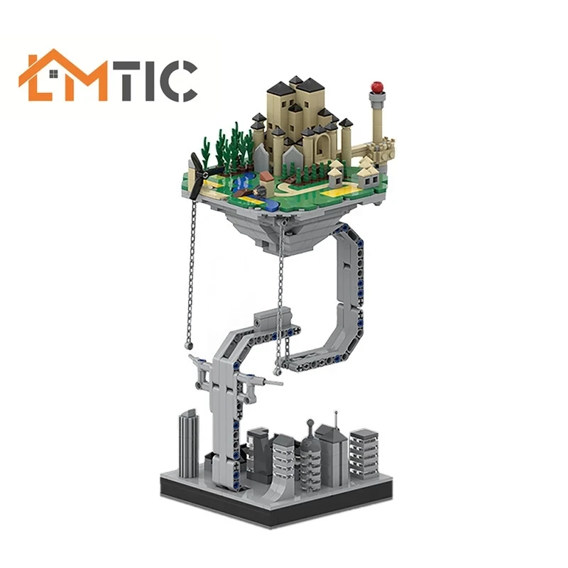 752 шт. строительные блоки MOC скульптуры подвешенный гравитационный замок