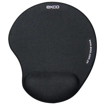 

EXCO Gaming Mouse Pad with Wrist Rest Black Wrist Support Mouse Mat for Gamer Office Soft Silicone Hand Rest Computer Mouse Pads