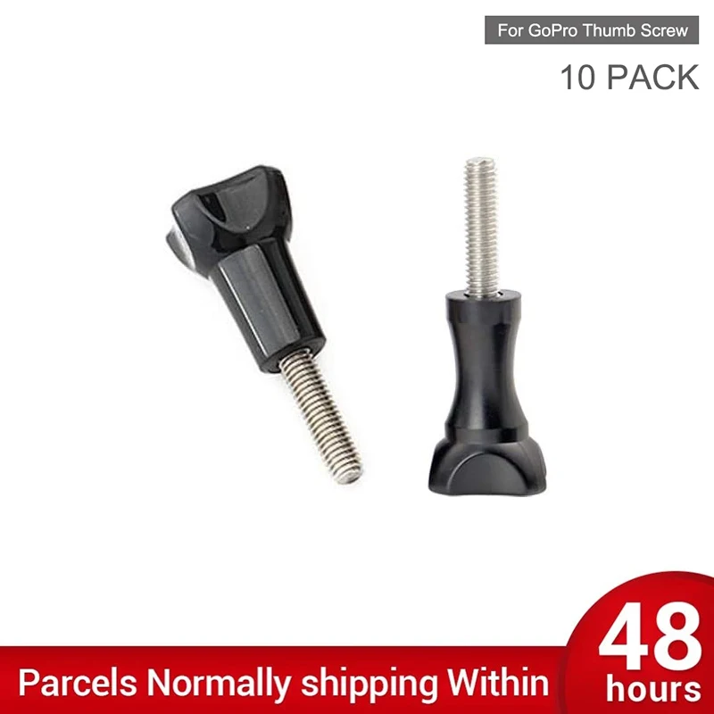 10 Pack Go Pro Treppiede Adattatore Manopola Bullone Vite A Testa Zigrinata Per Gopro 10 9 8 7 6 5 4 Xiaomi Eken Sjcam Dji Action Camera Accessorio