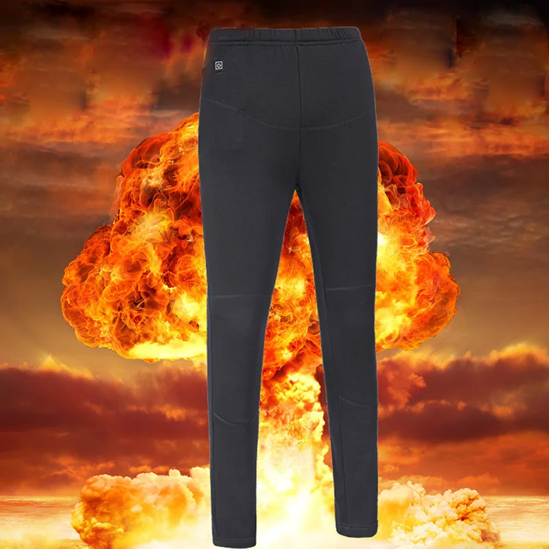 

Women Solid Intelligent USB Heating Pants Electric Heated Winter Warm Trousers Battery not included