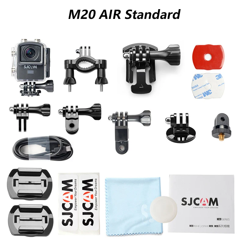 Оригинальная Экшн камера SJCAM M10 / M20 Air Full HD 1080P 170 градусов Водонепроницаемая мини