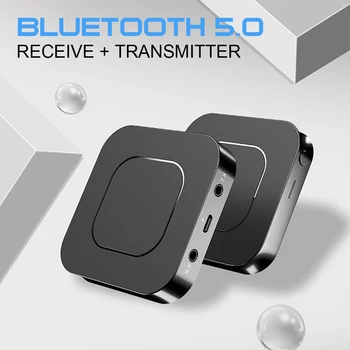 

Bluetooth Adapter for PC Bluetooth 5.0 Wireless Transmitter&Receiver Support AUX/RCA for PC Home Theater Earphone CD Player
