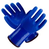Warm Insulated Cashmere Chemical Proof Outdoor Oil Resistant Skiing Anti Cold Thermal PVC Safety Work Glove For Winter Fishing 5