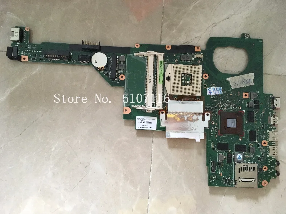 Материнская плата для dv4-5205TX DV4-5000 TPN-p102 Материнская плата ноутбука 676761-501 676761-001 аккумулятор большой емкости WSND GT630 2G будет испытания перед отправкой