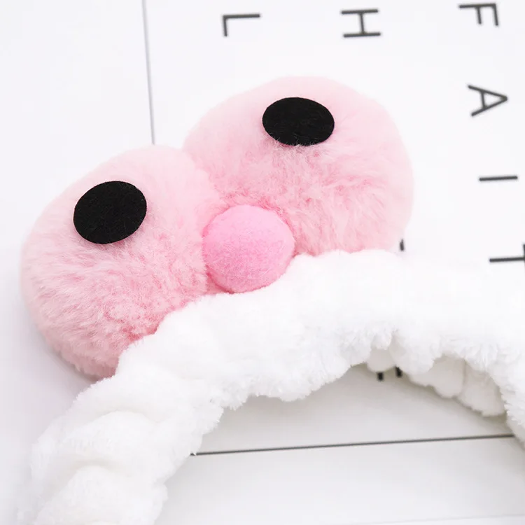 Big Eyes Headband Women Cute Yoga Makeup Wash Face Mask Hair Band Bow Elastic Turban Ladies Headband Tiara Hair Accessories