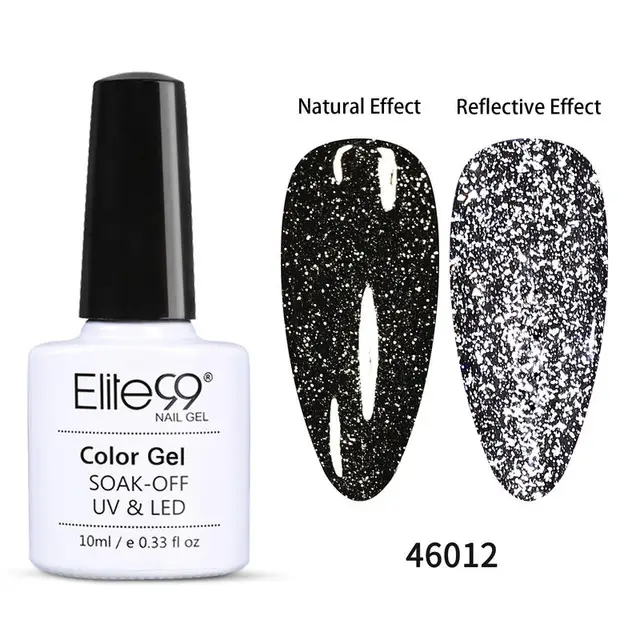 Elite99 10ml Glänzenden Diamant Glitter Gel Nagellack Hybrid Lacke Für Maniküre Nail art Design Gel Polish Top Mantel basis Mantel