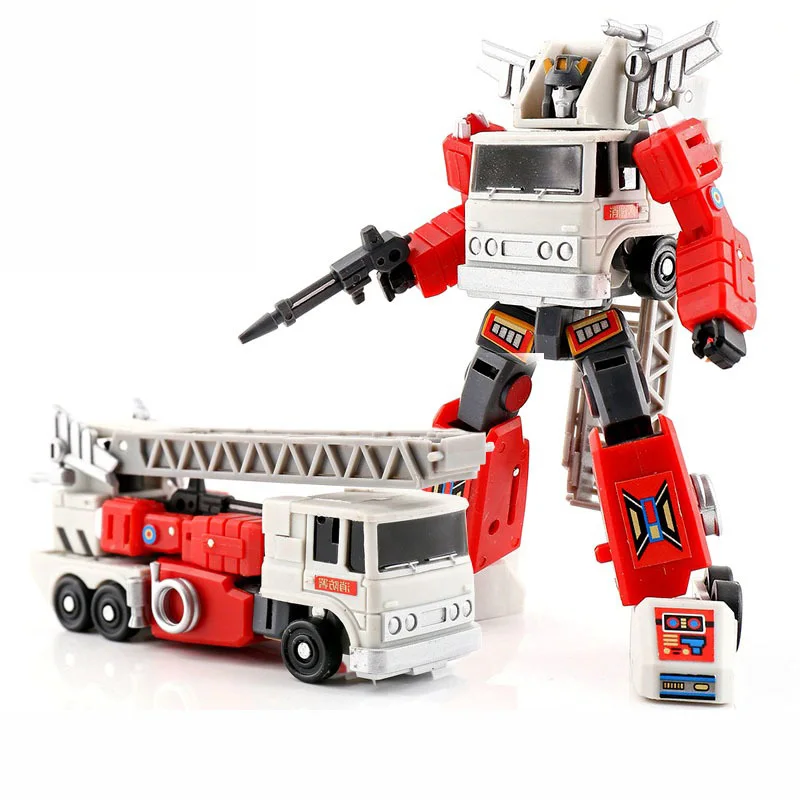 

Lensple MS-Toys Transformation MS-B02F Artfire MS B02F Fevernova Mini Action Figure Robot Toys for gift