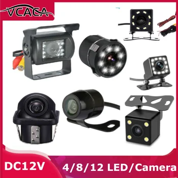 

HD CCD Adjustable Rear View Camera 12V 4/8/12 LED Infrared Night Vision Reversing Rearview Camera Waterproof For Bus/Truck/Car