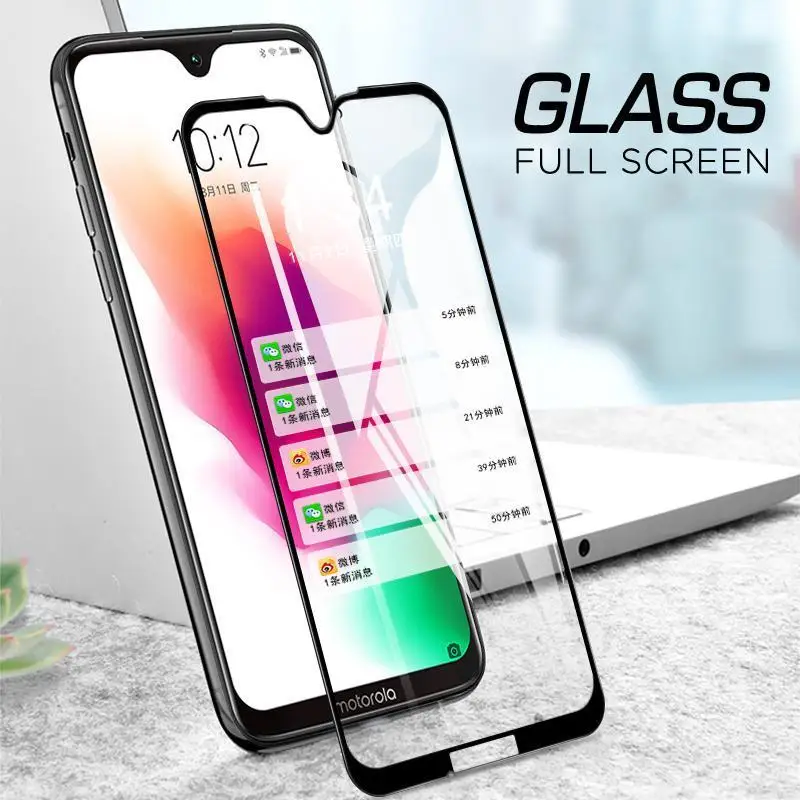 

9H Protective Glass Screen Protector 2.5D Tempered Glass for Moto One action P40 E6 G7 Play Plus Power Z4 Z2 Force P30 Note Play