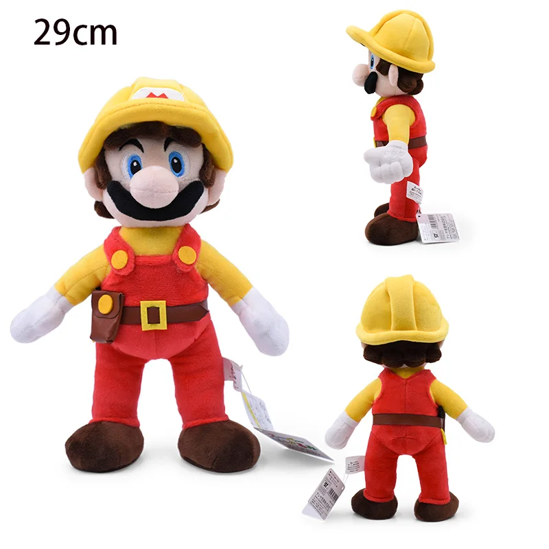 Super Mario Bros Luigi Плюшевые игрушки Super Mario Stand Mario Brother мягкие игрушки мягкие куклы подарок для детей Высокое качество
