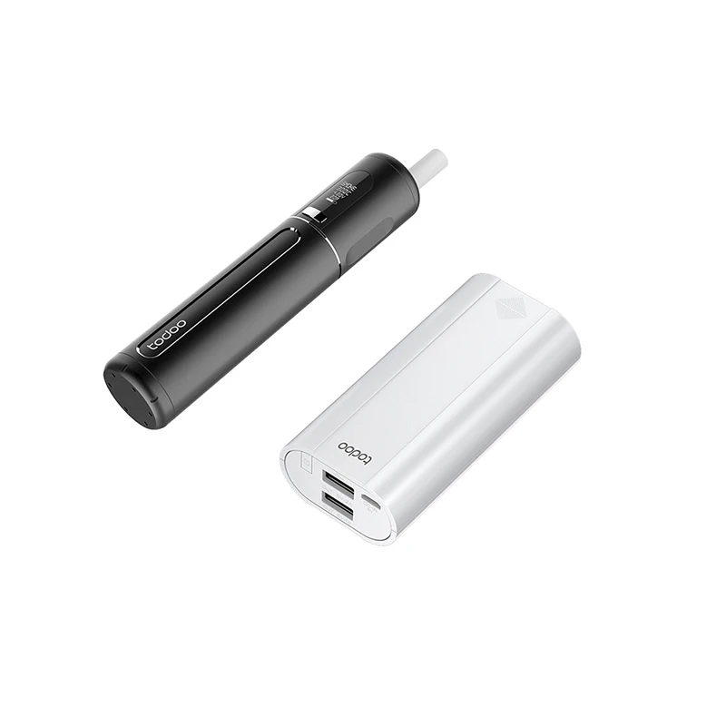 Maskking TODOO тепла без сжигания испаритель vape комплект с power bank для нагрева табачных палочек