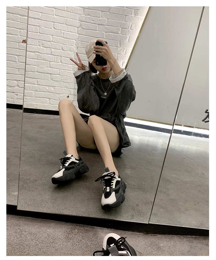 WWKK/2019 г.; Осенняя обувь; женские мокасины; zapatos mujer; кроссовки на платформе; женская прогулочная обувь со шнуровкой; повседневные Мокасины на
