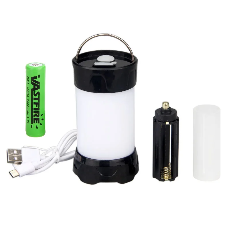 LEDGLE Retractable Battery Outdoor Camping LED Lantern Flashlight Light US