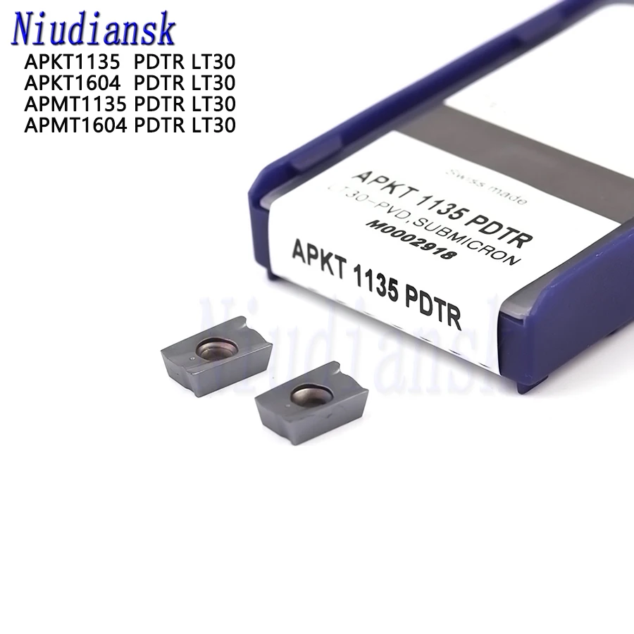 

APKT1604 PDTR LT30 LAMINA Carbide CNC lathe tool cutter APKT1135 PDTR APMT1135 APMT1604 PDTR tungsten carbide Milling Blades