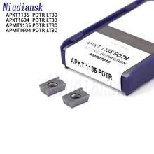 APKT1604 PDTR LT30 LAMINA Carbide CNC lathe tool cutter APKT1135 PDTR APMT1135 APMT1604 PDTR tungsten carbide Milling Blades