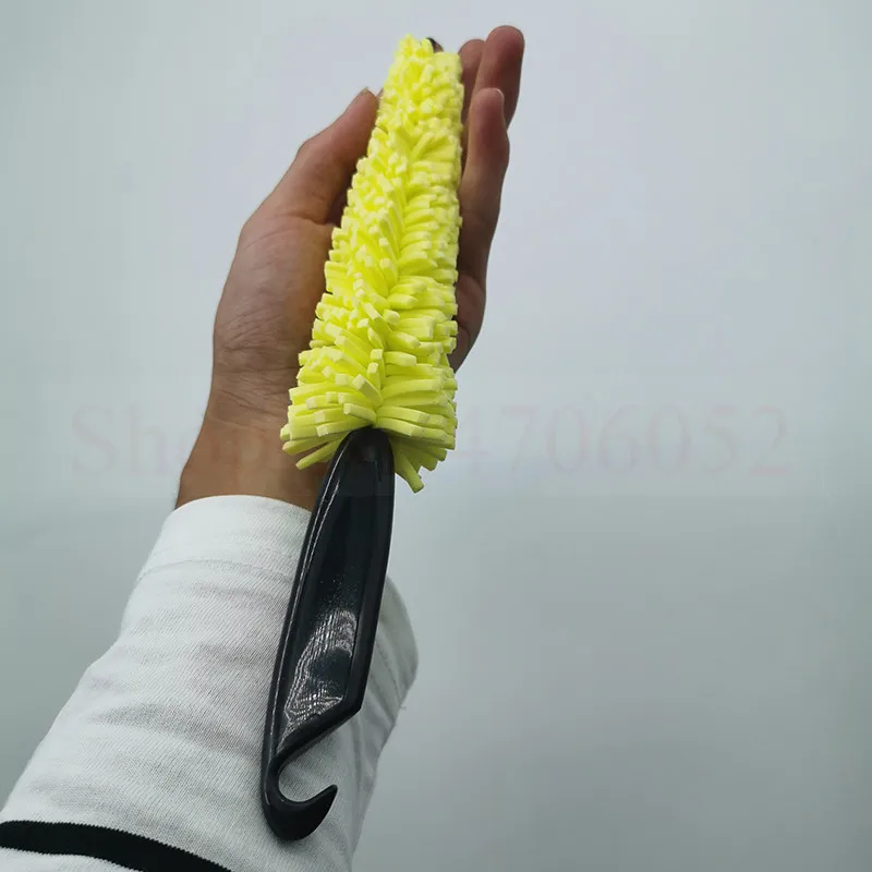Car Wheel Wash Brush Plastic Handle Vehicle Cleaning Brush Wheel Rims Tire Washing Auto Scrub Car Wash Sponges Tools