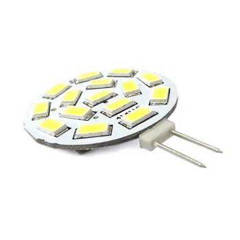

LEDLUX GG4015N LED bulb G4 Bispina DC AC 12V 24V 3,5W neutral White 15 SMD 5630 4500K 10V-30V