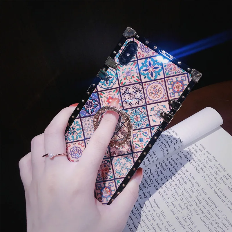 Роскошный квадратный Blu-Ray чехол для huawei p20 p30 pro mate 20pro nova 2s 3 3i 4 honor 7 8 8a 8x9 y7 Мягкие силиконовые чехлы для телефонов