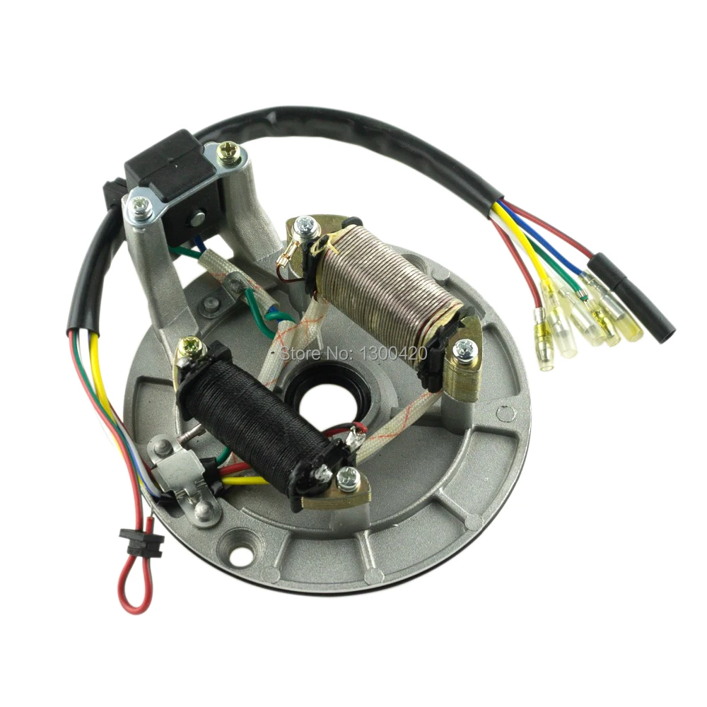 2 катушки статора пластина для китайского JH70 70cc 90cc 110cc 125cc Байк ATV