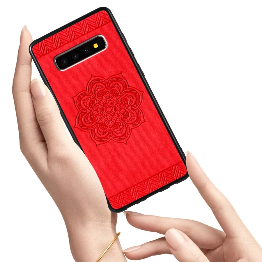 Чехол с цветком Мандала для samsung Galaxy S10 Plus S10E S9 Note 10 Pro 9 A6 Plus A7 J4 J6 J2 Core кожаный чехол Fundas Coque
