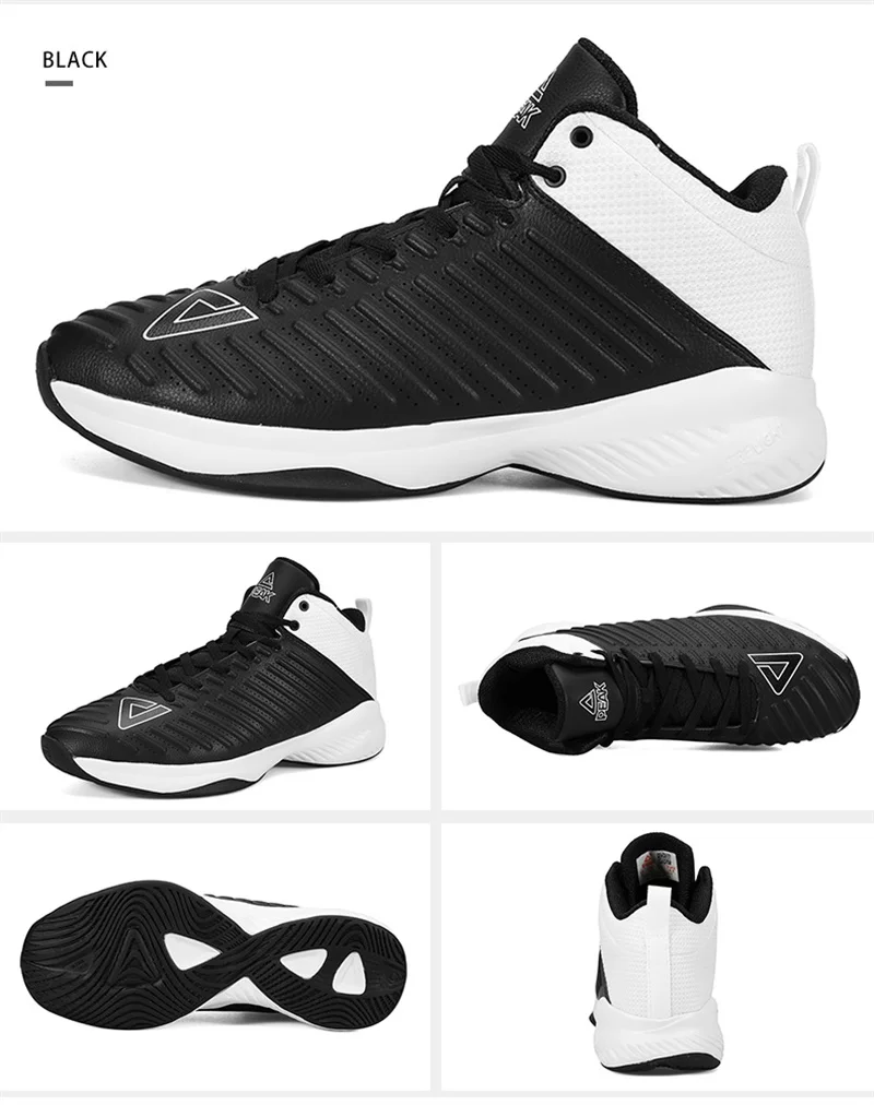 Пиковая Мужская Баскетбольная обувь, дышащие гибкие баскетбольные кроссовки, легкие удобные уличные спортивные кроссовки