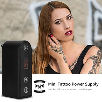 

DC Mini Tattoo Power Supply Tattoo Battery with Power Cable Dedicated Tattoo Machine Gun 3.7V Lithium Battery 2000mAh тату