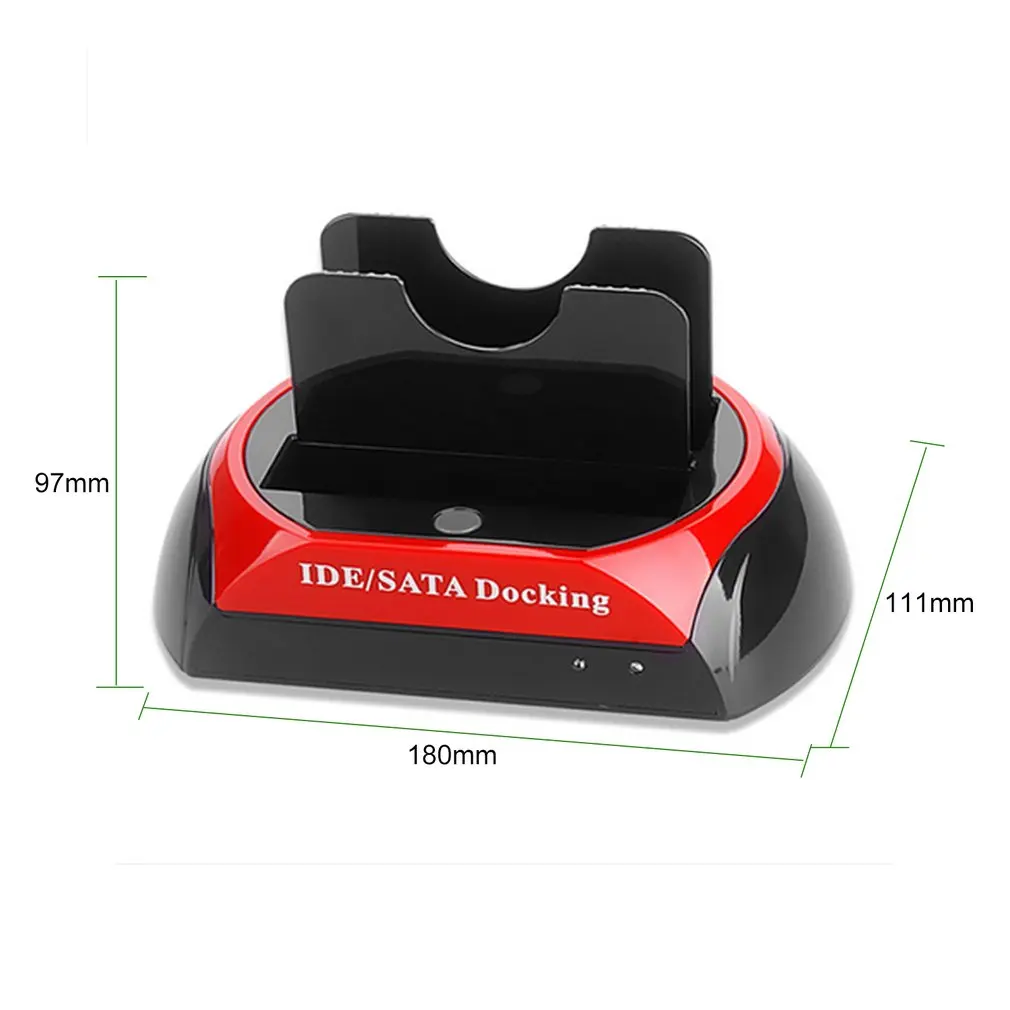 2," 3,5" IDE SATA USB 2,0 док-станция двойной HDD жесткий диск Док-станция база поддержка жесткий диск ЕС США Великобритания AU Plug