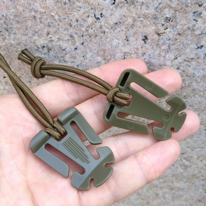 ITW Webdom Web Dominator Molle Backpack Carabiner EDC Tool Elastic Rope Webbing Buckle Winder 1pc