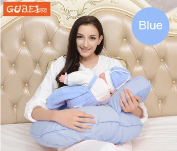 Многофункциональная Съемная подушка для кормления грудного вскармливания, детская подушка Boppy для ползания, сидя, обучающая подушка - Цвет: Blue