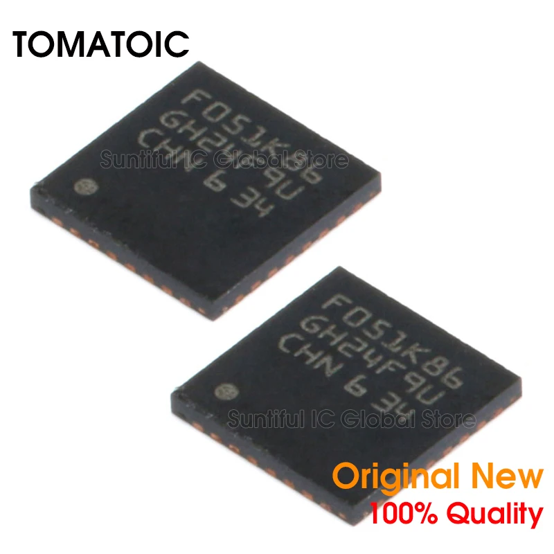 1 шт. STM32F051K8U6 QFN32 STM32F051K8 STM32F051 UFQFPN-32 32-битный микроконтроллер MCU | Электроника