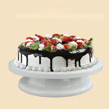 1 шт торта портативный Вращающийся торт проигрыватель вращающаяся подставка для украшения торта аксессуар противоскользящая круглая подставка для торта инструмент для выпечки