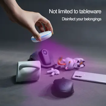 

Portable Tableware Disinfector Foldable Cover And Detachable Light Block UV Sterilizer Sterilization Lamp Water Cup Disinfection