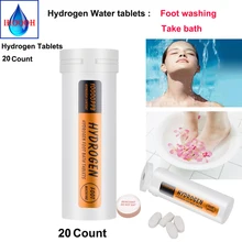 Molekulare H2 Nano Wasserstoff Wasser Tabletten Schwach Sauren 20 Tabletten Fuß Waschen Oder Nehmen bath10000PPB Können Behandeln Haut Krankheiten
